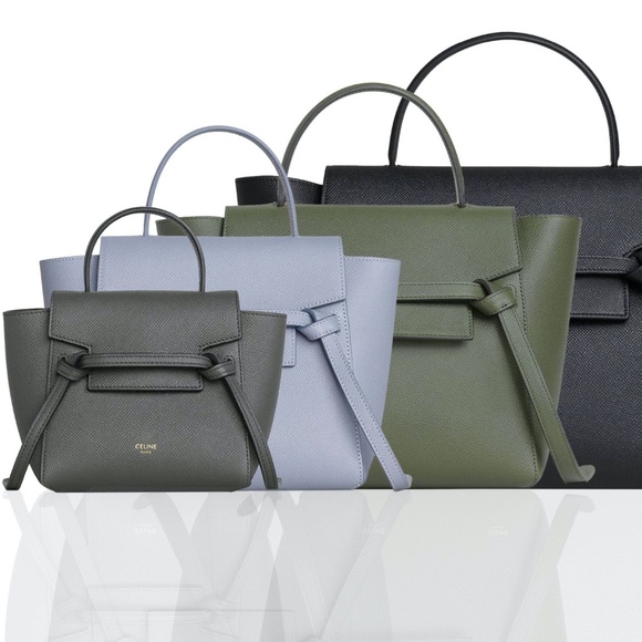 Celine Pico Belt Bag in Grained Calfskin (Light Taupe) - Picture 10 of 12